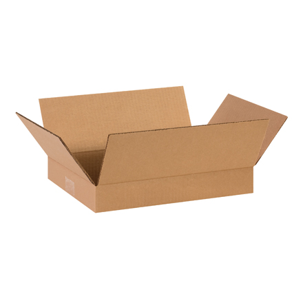 14 x 10 x 2" Flat Corrugated Boxes