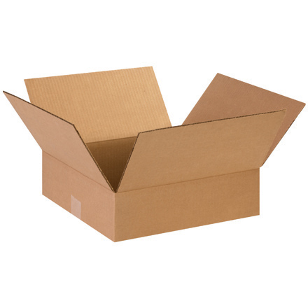 14 x 14 x 4" Flat Corrugated Boxes