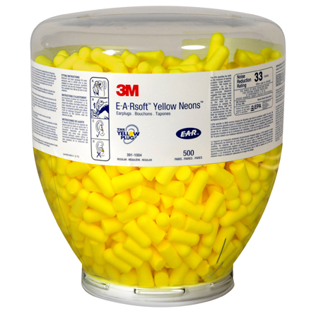 E-A-Rsoft<span class='tm'>™</span> Yellow Neons<span class='tm'>™</span> Earplugs Refill