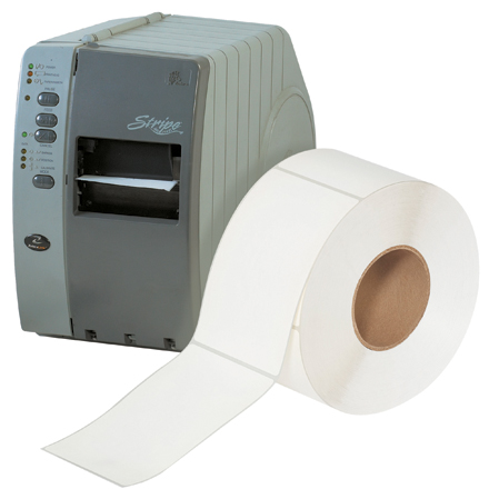 4 x 5"  White Thermal Transfer Labels